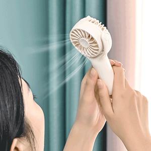 스마텍 미니 회전 핸디팬 무선 휴대용 소형 손 선풍기 저소음 스트랩 선풍기