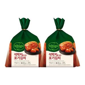 [CJ]비비고 석박지포기김치 3kg x2개