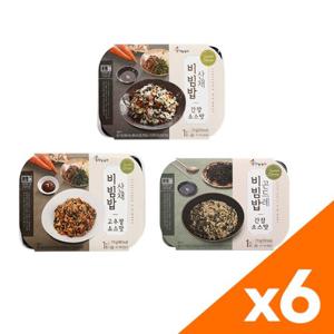 [자연맛남 나물] 산채비빔밥 간장/고추장 곤드레비빕밥 215g x 6팩