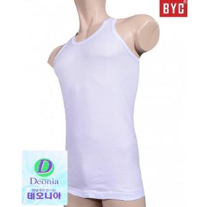 [BYC][6001/7001/데오니아런닝]데오니아가공 위생항균소취 남성런닝