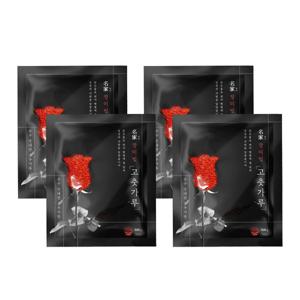 국내산 100%  방금 빻은 장미빛 고추가루(보통맛_반찬,김치절임용) 500x4팩 총 2kg
