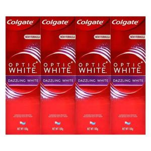 콜게이트 옵틱화이트 다즐링 민트 치약 100g x 4개