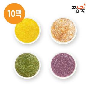 [짱죽] 냉장이유식 골고루 10팩 (죽1~반찬)