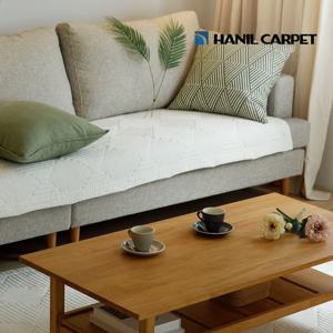 [한일카페트] 시엔느 순면 워싱 소파패드 3인용 65x160