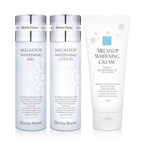 더마하우스  화이트닝 대용량 3종(스킨+로션+크림120ml)/ 미백 잡티관리 칙칙한피부