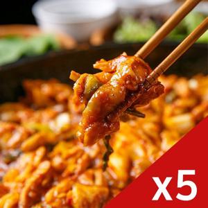[자연맛남 닭갈비] 캠핑맛집 양념 닭갈비 700gx5팩(총3.5kg)