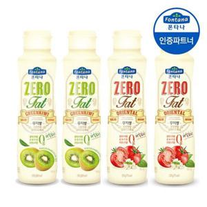 갤러리아_폰타나 무지방 저칼로리 샐러드드레싱 4병/그린키위230g 2병+오
