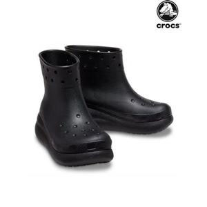 [크록스]클래식 크러쉬 레인부츠 / 남녀공용 남성 여성 장화 207946-001 블랙