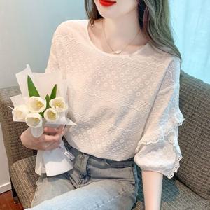 (CESS) 21MN2 자블라우스 남방 여성 스커트 면 티숙 (WFGUFOX)