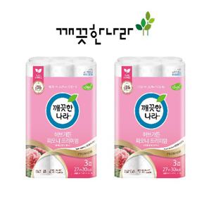 [깨끗한나라]깜작특가 / 허브가든 피오니 프리미엄 30롤x2팩