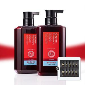 [댕기머리] 오현 프리미엄 샴푸 (지성두피용) 500ml 2개 +샘플파우치 10개 증정