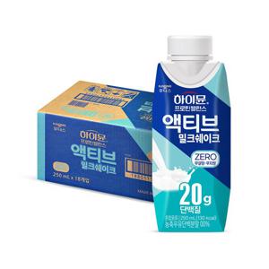 하이뮨 프로틴 밸런스 액티브 밀크쉐이크 ZERO 250ml 18입