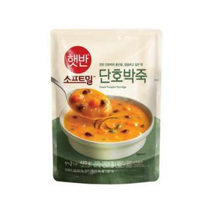 [햇반 소프트밀] 단호박죽 420g x 21팩