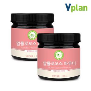 [브이플랜] 알룰로스 분말 600g 알룰로오스 설탕 대체 대신 대용