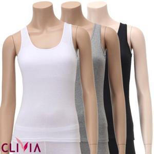 [크리비아]크리비아 패드 삽입형 면스판 브라탑 나시 clg4623A