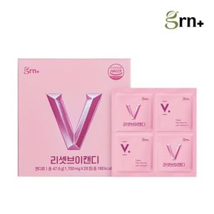 GRN 붓기케어 츄어블 리셋 브이 캔디 1박스 (1,700mg x 28정)