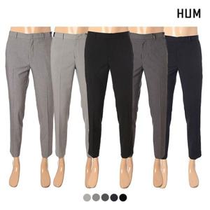 [HUM][HUM]남) 반밴딩 슬림핏 슬랙스 팬츠(FHNMCPS110P)