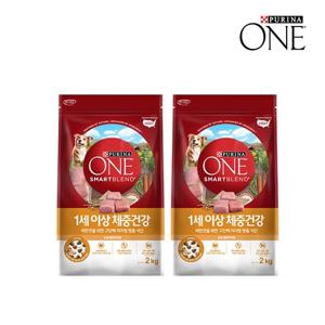 퓨리나 원 1세 이상 체중건강 2kg  *2개/유통기한25.08.01