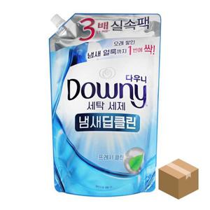 원룸생활 다우니 세탁세제 냄새딥클린 프레시 1.4L 리필x6개