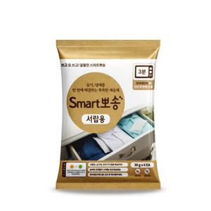 시트형 스마트뽀송 서랍용 30g x6EA 습기제거제 탈취제 제습제 서랍습기제거제 재사용방습제 방습제