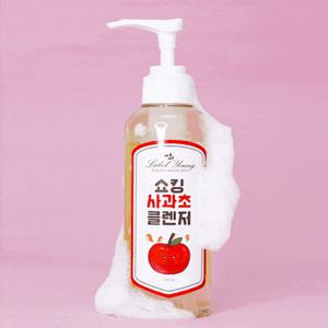 유분/피지/노폐물케어/약산성클렌징 쇼킹 사과초클렌저 200ml 2+2