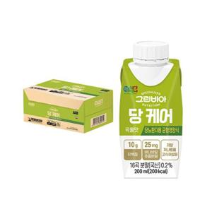 [정식품]그린비아 당케어 곡물맛 균형영양식 200mlx18팩