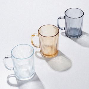 인블룸 홈카페 플리츠 유리컵 350ml 3color