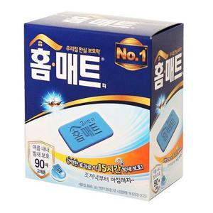 [XBK11439_48]홈매트 교체용 90매 모기매트 모기향 모기약