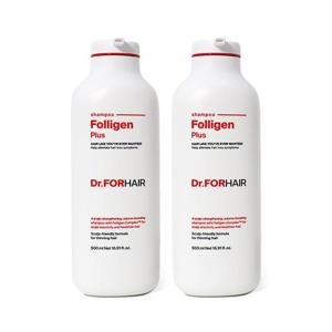 [닥터포헤어]닥터포헤어 폴리젠 플러스 탈모 완화 샴푸 500ml x 2개