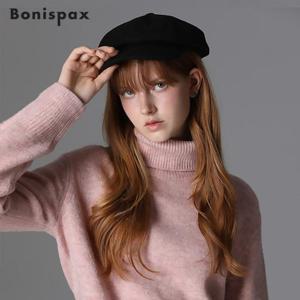 [보니스팍스][보니스팍스(Bonispax)] 피치 팔각 헌팅캡 모자
