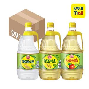 [오뚜기] 식초 1.8L 6개 한박스 (화이트/양조/사과)