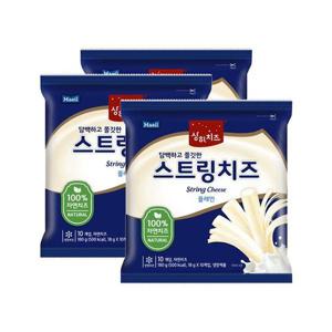 [상하치즈]상하 스트링치즈 플레인맛 18g 10개입 3봉