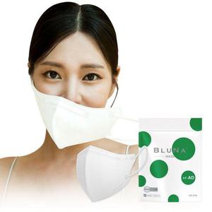 [블루나]숨편한 KF-AD 2D 50매 대형 중형 화이트 비말마스크 새부리형