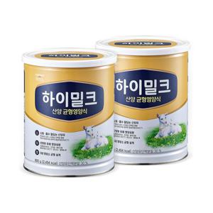 [쇼핑백] 일동후디스 하이밀크 산양 균형영양식 2캔 (600g)