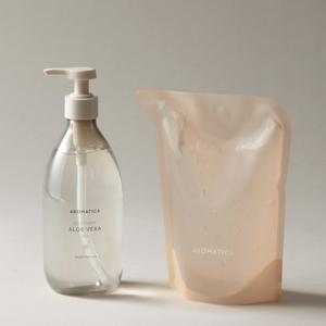 [피부열 내려주는 진정템]아로마티카 수딩 알로에 베라 젤 500ml+리필500ml