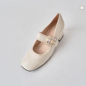 미르바네스슈즈 메리제인 큐빅 펌프스_5cm