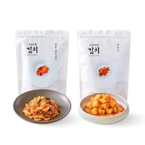 [조선호텔] 썰은배추김치 1kg+깍두기 1kg