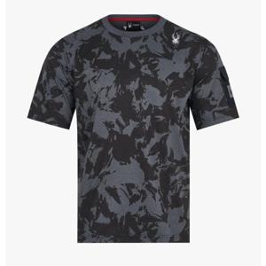 스파이더 남성 패턴 그래픽 반팔 티셔츠 B1 SPKMCNRS308M BLK GRY LBL