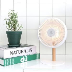 스위스밀리터리 탁상용 LED 무드등 선풍기 SMA-60MF