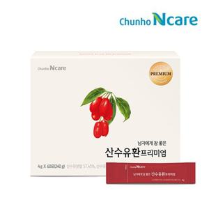 [천호엔케어] 남자한테 잠 좋은 산수유 환 프리미엄 4g 60포