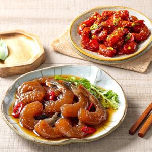 [푸드앳홈] 순살 간장 새우장 300g + 순살 양념 새우장 300g