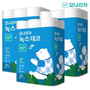 [모나리자] 녹스 데코 3겹 30M 30롤 3개, 총 90롤