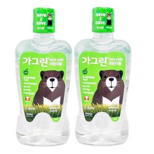 [동아제약]가그린 어린이용 구강세정제 사과향 380ml X 2개