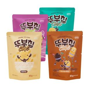 [쿠키아] 두부칩 4종 20봉(오리지널+어니언+김+옥수수&카카오/봉당50g)