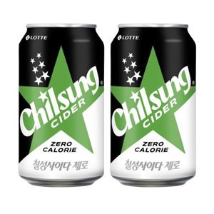칠성사이다 제로 355ml x 12캔 뚱캔 탄산음료
