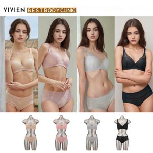 [비비안]비비안 BBC 노와이어 무제봉 브이핏 여성속옷 브라팬티세트 4+4+4 12종