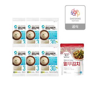 청정원 콩담백면 면사리 150g 6개 + 종가 열무김치400g