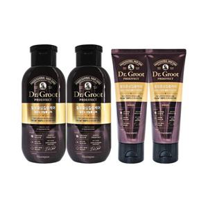[닥터그루트]닥터그루트 탈모 집중 케어 샴푸 190ml 2개+트리트먼트 120ml 2개