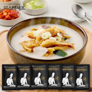 갤러리아_[미스타셰프] 사골황태해장국 600g x 6팩
