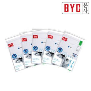 [BYC 본사] 에어로쉬 5매입 런닝 OEW0005 / 백색 민소매 런닝 5매입 -알뜰한 구매를 위한 다매입 구성 제품